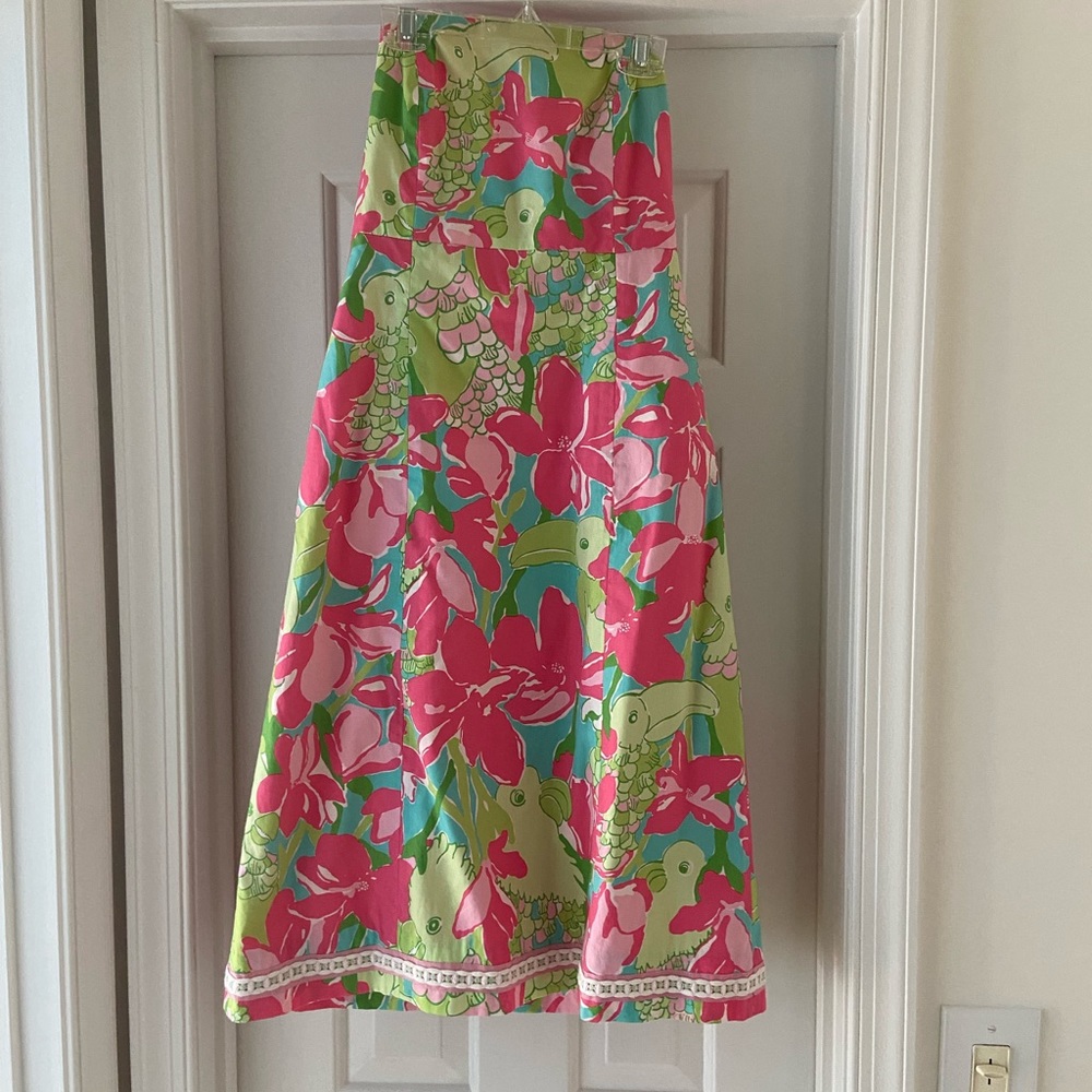 Lilly Pulitzer Strapless Sundress